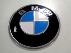 An aluminium plaque,