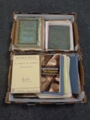 Two boxes containing a quantity of vintage sheet music