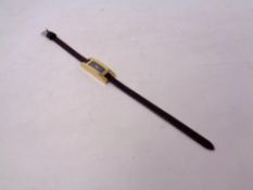 A Lady's Gucci gold plated watch