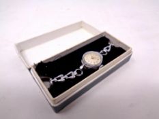 A lady's vintage Junghans watch in box