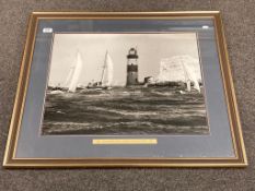 A photographic monochrome print : Goosander II of Kiel, 59 x 46 cm,