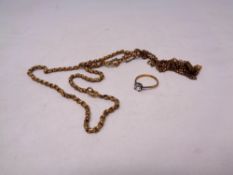 A quantity of vintage chains,