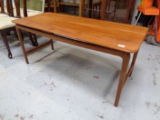 A 20th century Danish France and Daverkosen teak coffee table