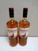Two bottles of The Famous Grouse Blended Scotch Whisky, 1L,