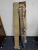 Two mid 20th century boxed projector screens