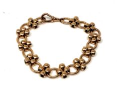 A 9ct rose gold bracelet. CONDITION REPORT: 20.