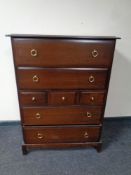 A Stag Minstrel seven drawer chest