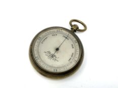 A pocket barometer by Elliot Bros.