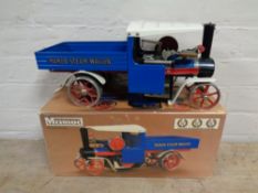A Mamod steam wagon,