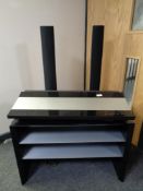 A Bang & Olufsen Beocentre 9300 system with pair of Beolab 6000 speakers