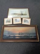 An Alan Ingham signed limited edition print, Sleepy Hamlet, No.