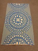 A Kashmir chain stitch rug,