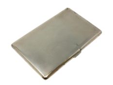 A George VI silver cigarette case, Walker & Hall, Sheffield 1949.