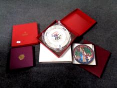 A collection of ceramic plates to include Spode Limited Edition Land of the Prince Bishop,