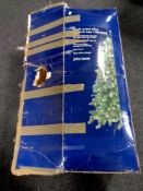 A boxed pre-lit Christmas tree, 1.