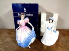A Royal Doulton figure, Angela 1992 HN3419 signed to base,