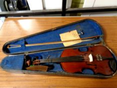 A 20th century violin, two-piece 14