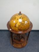 A globe drinks trolley