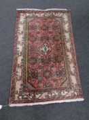 A Hamadan rug, West Iran,