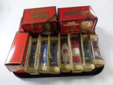 A tray containing twelve Matchbox Models of Yesteryear die cast vehicles to include classic cars,