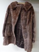 A mink fur coat