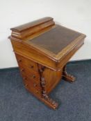 A Victorian walnut Davenport