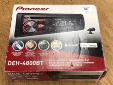 A Pioneer DEH-4800BT CD RDS receiver (unused in box)