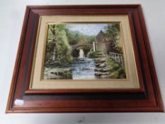 A Dallas K Taylor oil on board, Jesmond Dene,