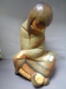 A Lladro figure - sleeping Eskimo girl,