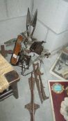 A mixed lot of tools etc.