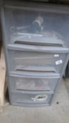 A four drawer chest containing tools etc.
