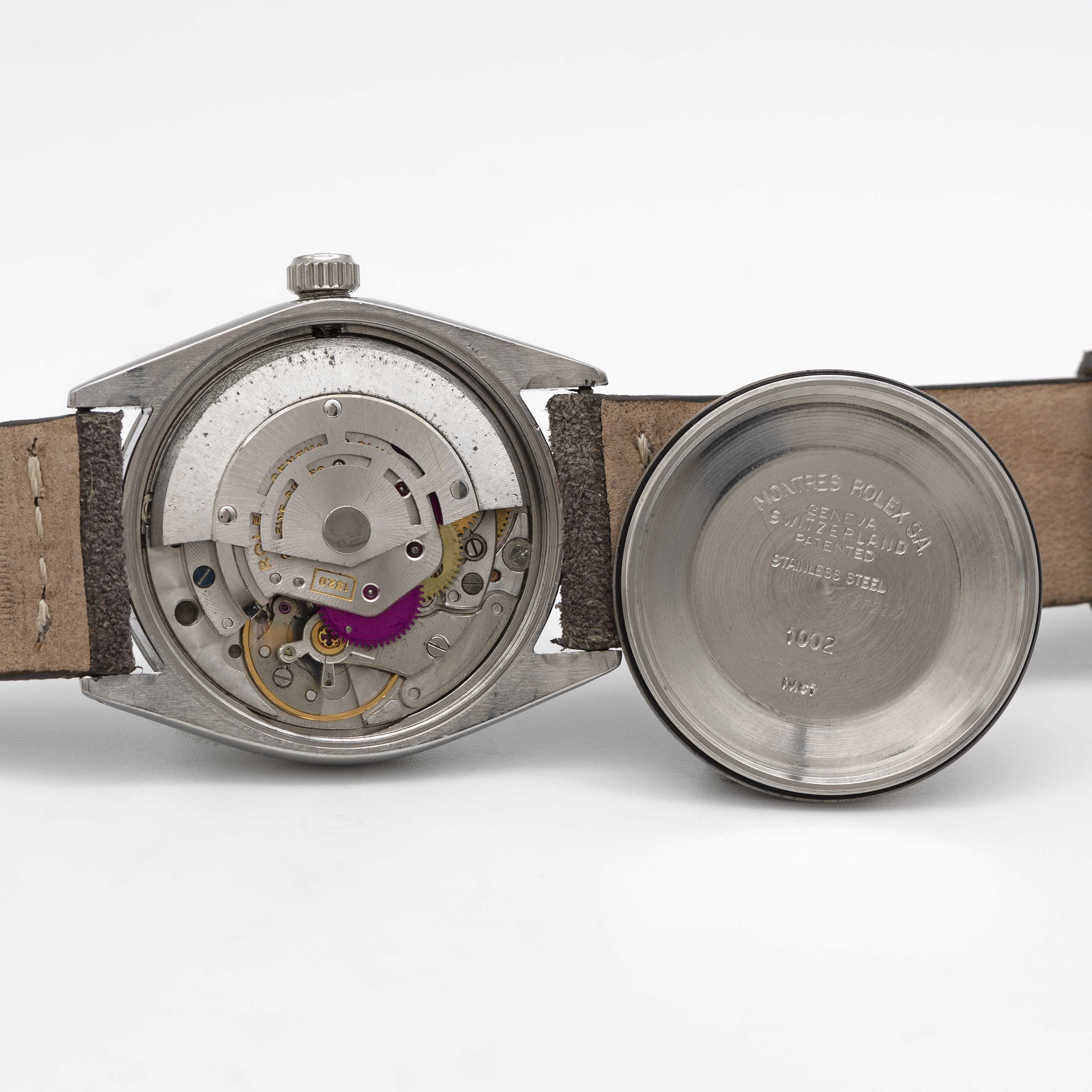A GENTLEMAN'S STAINLESS STEEL ROLEX OYSTER PERPETUAL AIR KING WRIST WATCH CIRCA 1967, REF. 5500 WITH - Image 6 of 10