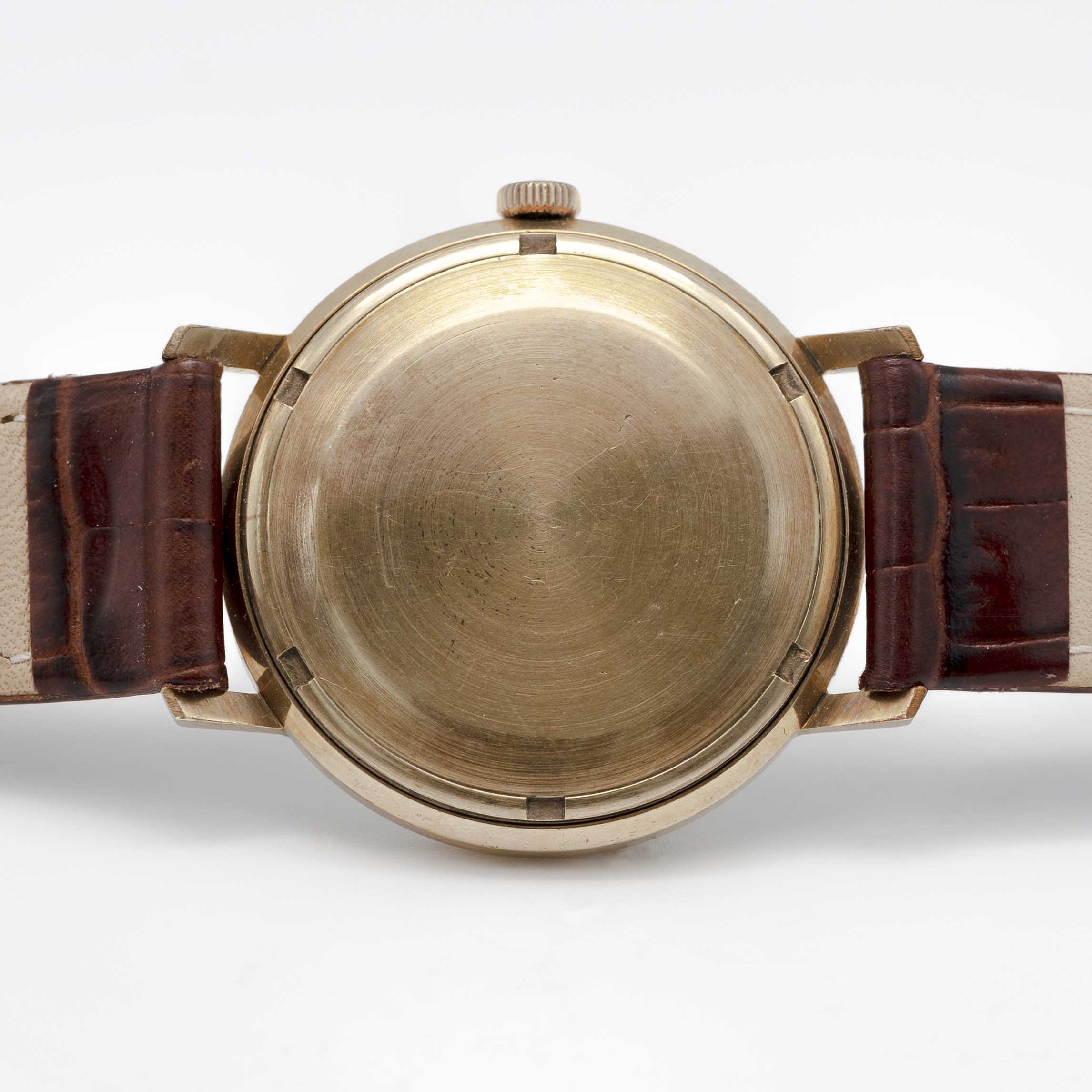 A GENTLEMAN'S 9CT SOLID GOLD LONGINES FLAGSHIP AUTOMATIC WRIST WATCH CIRCA 1966, REF. 3418 WITH - Image 5 of 8