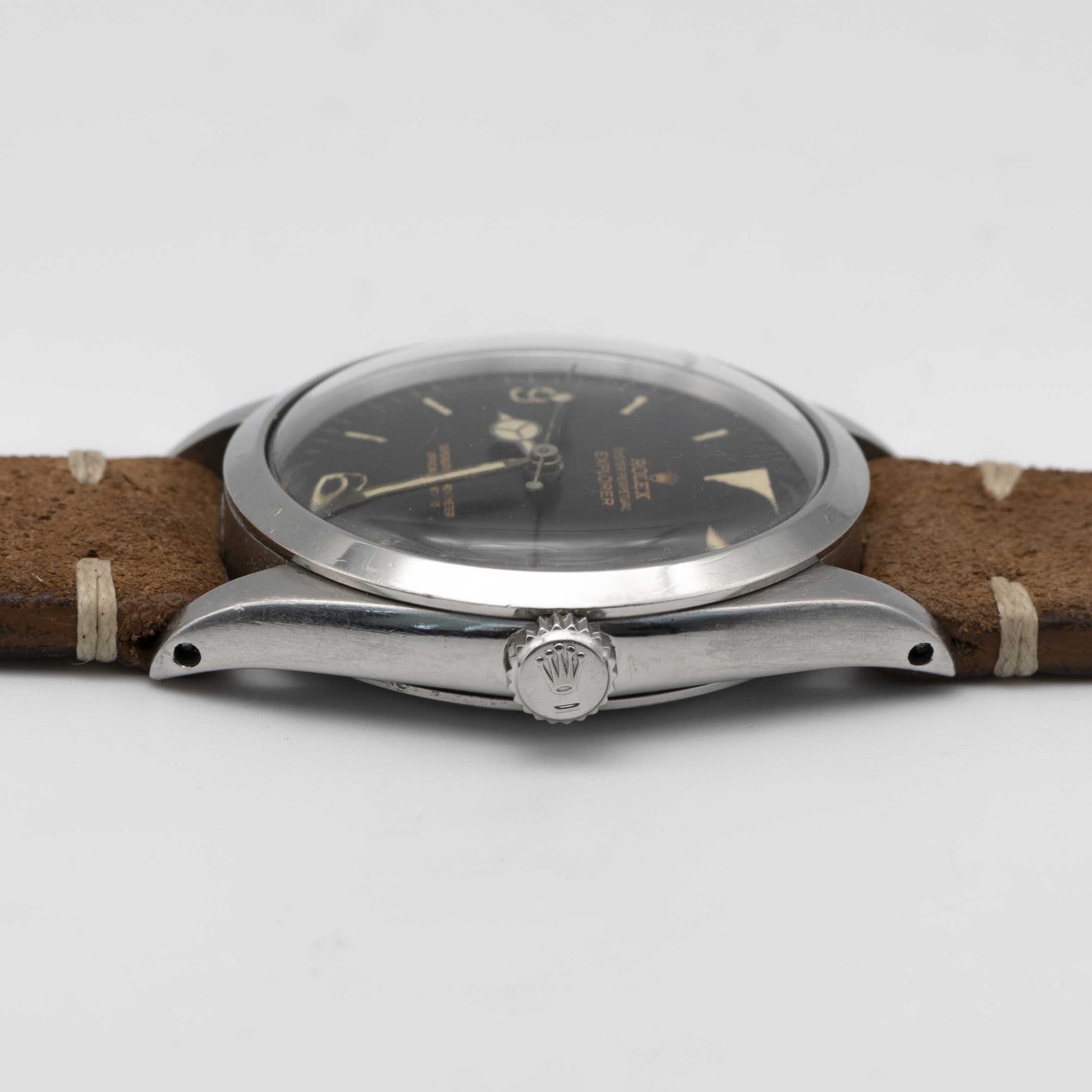 A GENTLEMAN'S STAINLESS STEEL ROLEX OYSTER PERPETUAL EXPLORER WRIST WATCH CIRCA 1964, REF. 1016 WITH - Image 9 of 10