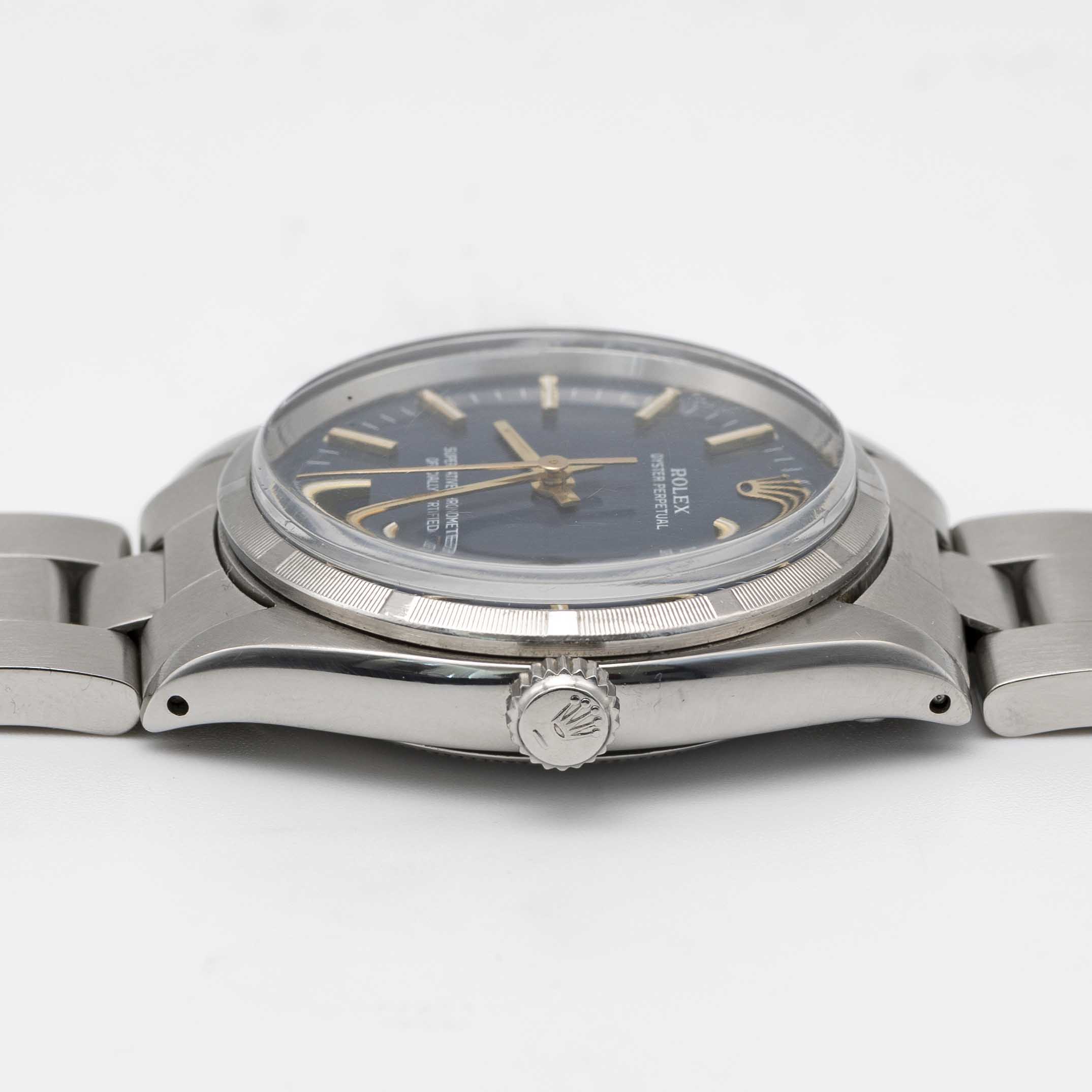 A GENTLEMAN'S STAINLESS STEEL ROLEX OYSTER PERPETUAL BRACELET WATCH CIRCA 1961, REF. 1003 WITH - Image 9 of 10