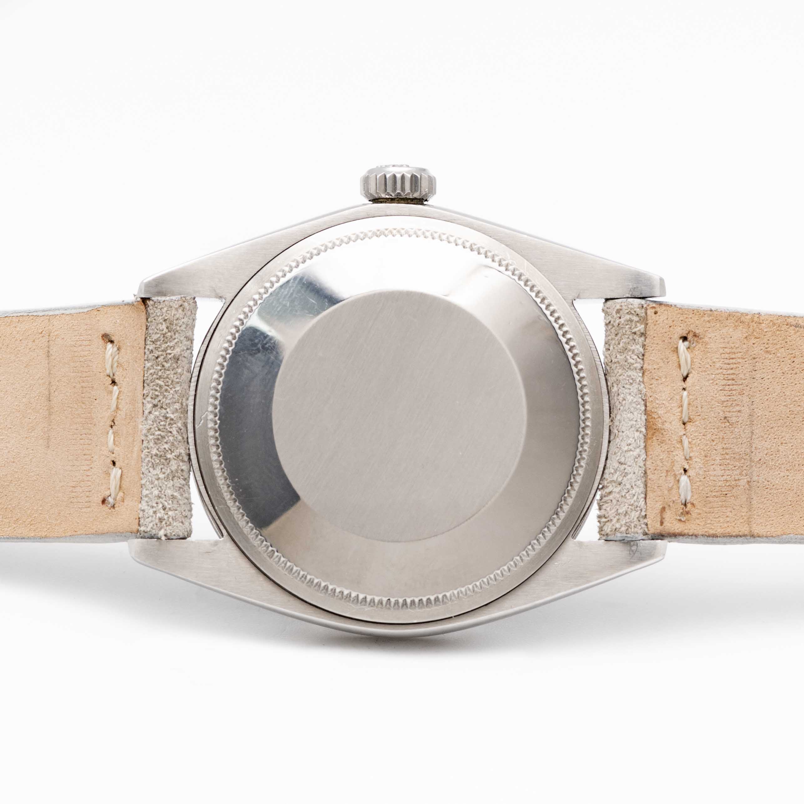 A GENTLEMAN'S STAINLESS STEEL ROLEX OYSTER PERPETUAL DATE WRIST WATCH CIRCA 1969, REF. 1500 WITH - Image 5 of 8