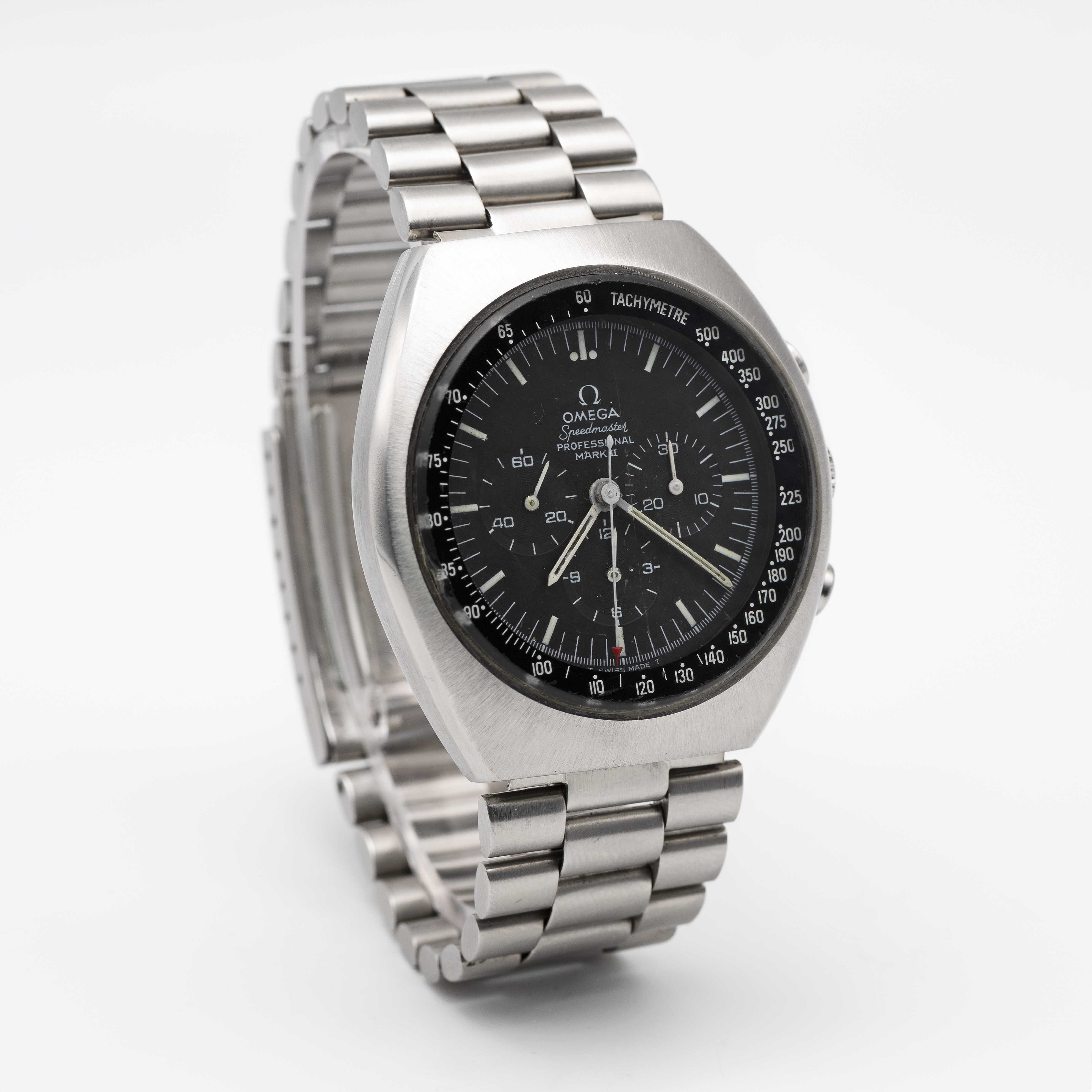 A RARE GENTLEMAN'S STAINLESS STEEL OMEGA SPEEDMASTER PROFESSIONAL MARK II TELESTOP CHRONOGRAPH - Image 4 of 9