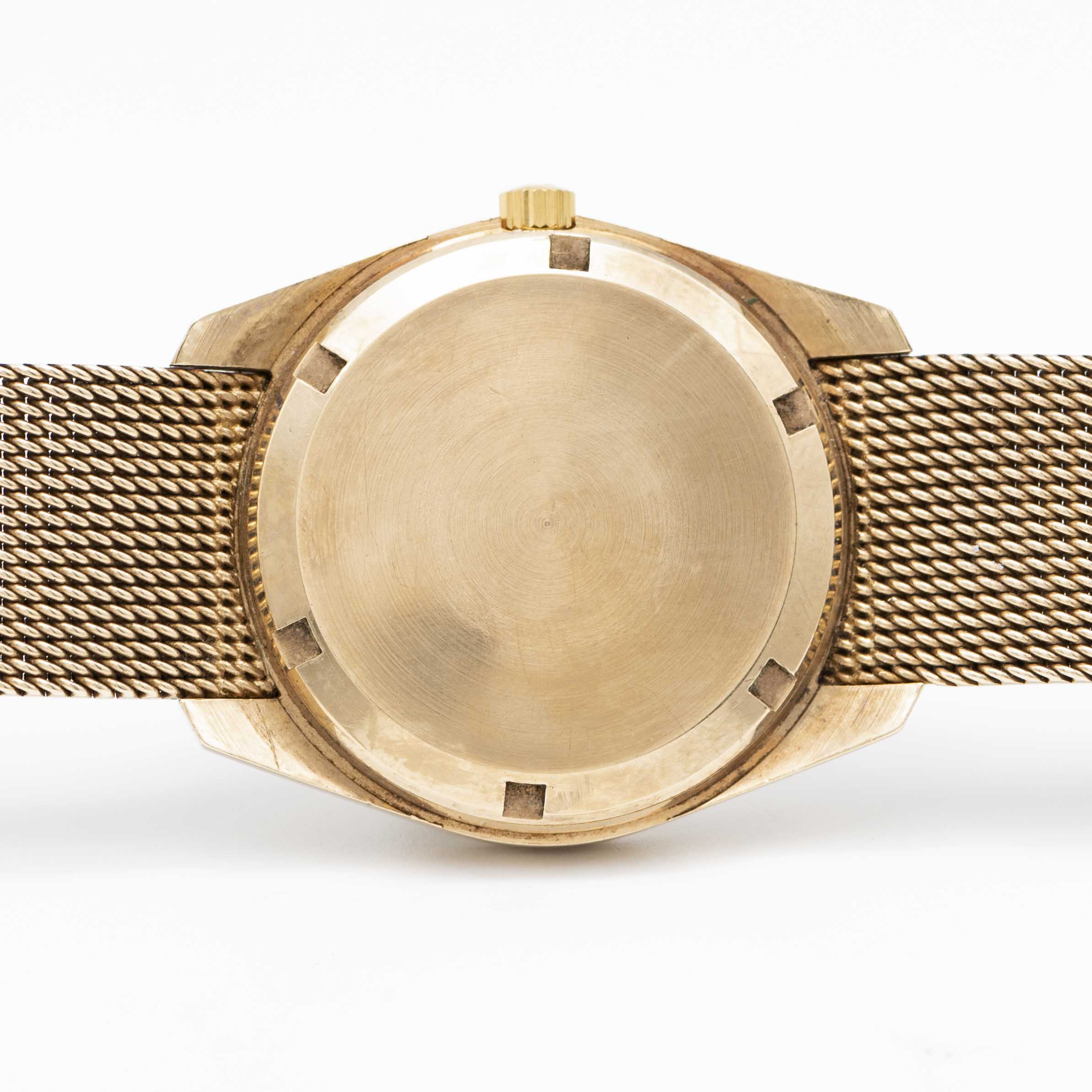 A GENTLEMAN'S SIZE 9CT SOLID GOLD OMEGA SEAMASTER DAY DATE AUTOMATIC BRACELET WATCH CIRCA 1971, REF. - Image 6 of 9