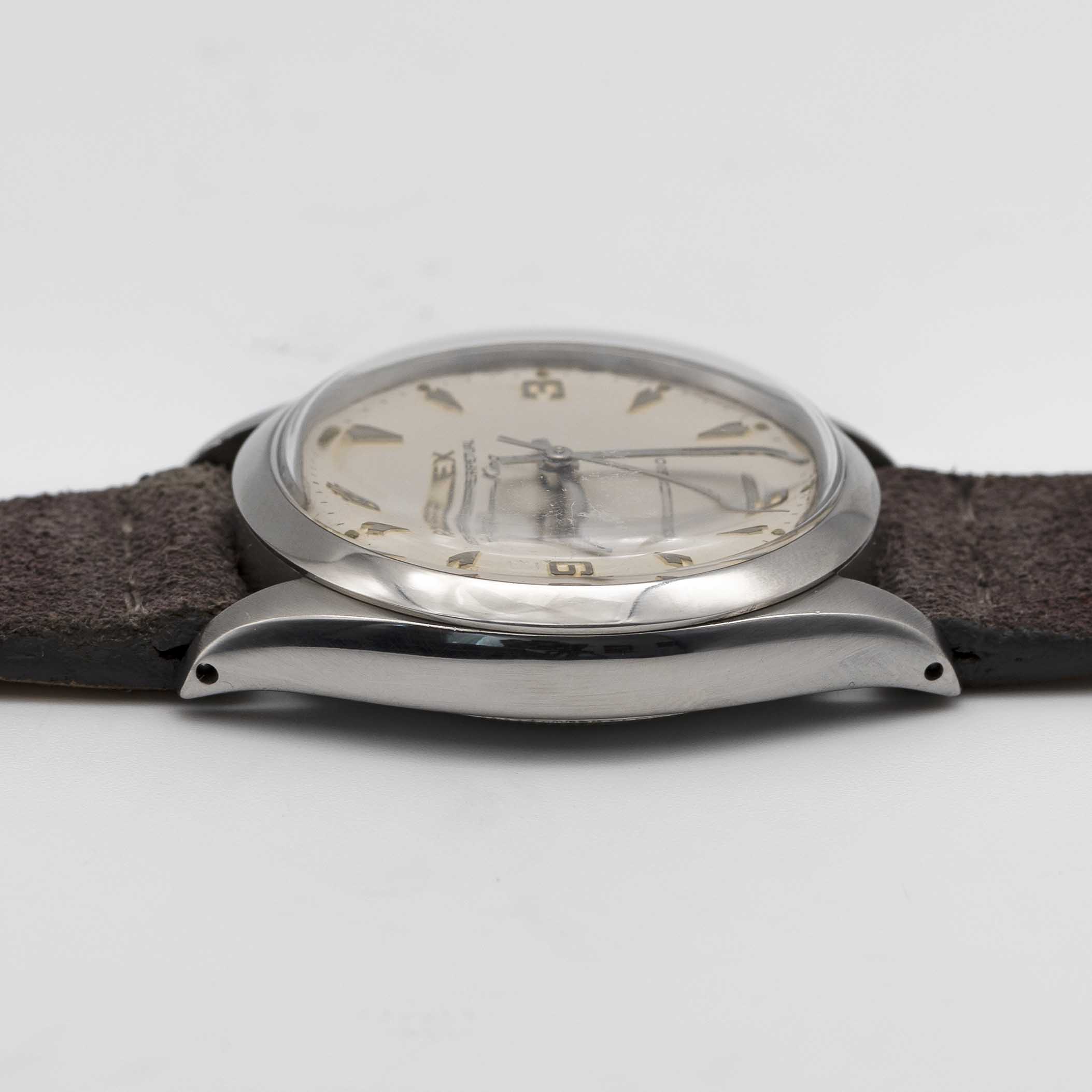 A GENTLEMAN'S STAINLESS STEEL ROLEX OYSTER PERPETUAL AIR KING WRIST WATCH CIRCA 1967, REF. 5500 WITH - Image 8 of 10