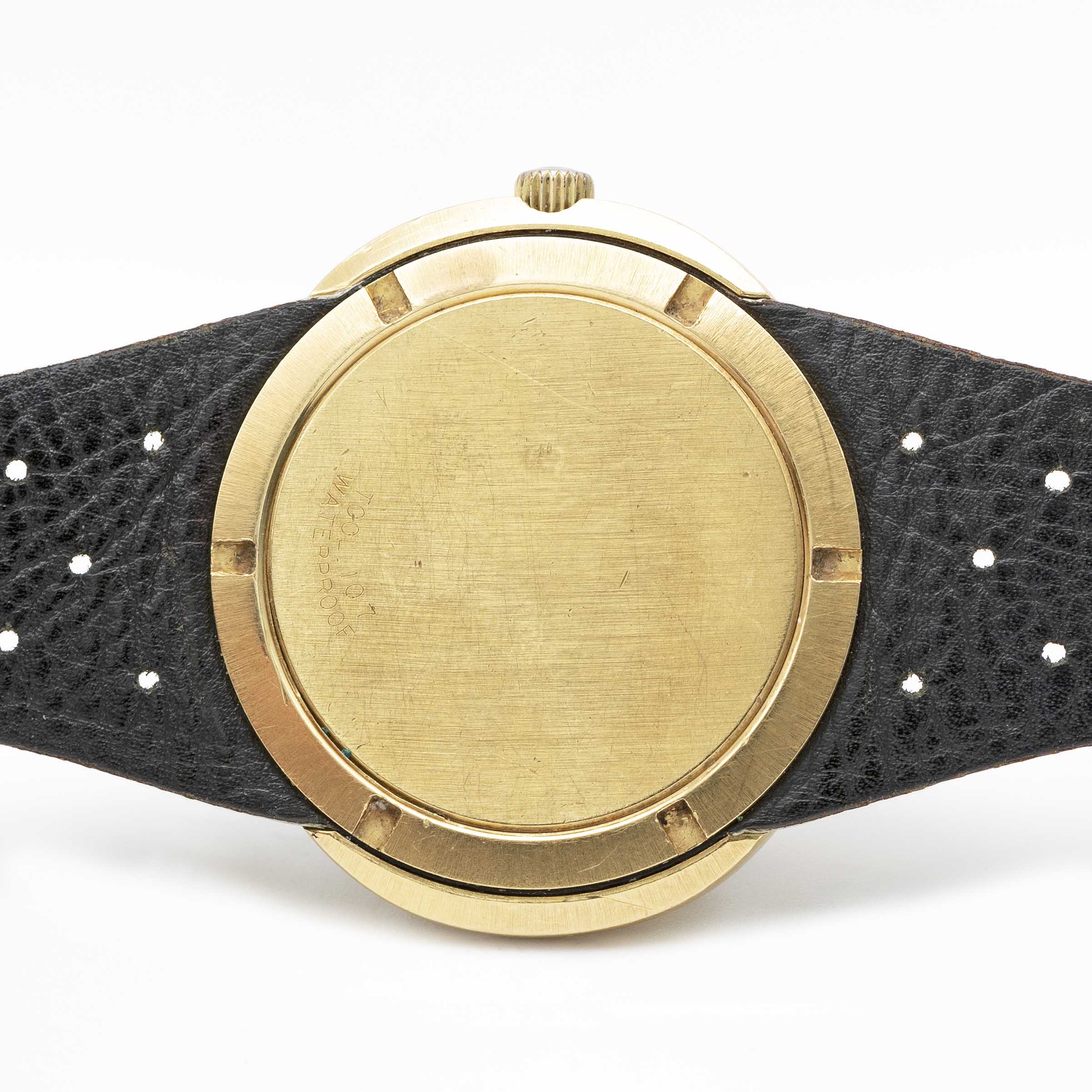 A RARE GENTLEMAN'S 18K SOLID GOLD OMEGA GENEVE DYNAMIC AUTOMATIC WRIST WATCH CIRCA 1970s Movement: - Image 6 of 8