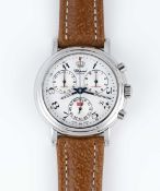 A GENTLEMAN'S STAINLESS STEEL CHOPARD MILLE MIGLIA 1000 CHRONOGRAPH WRIST WATCH CIRCA 2000s, REF.