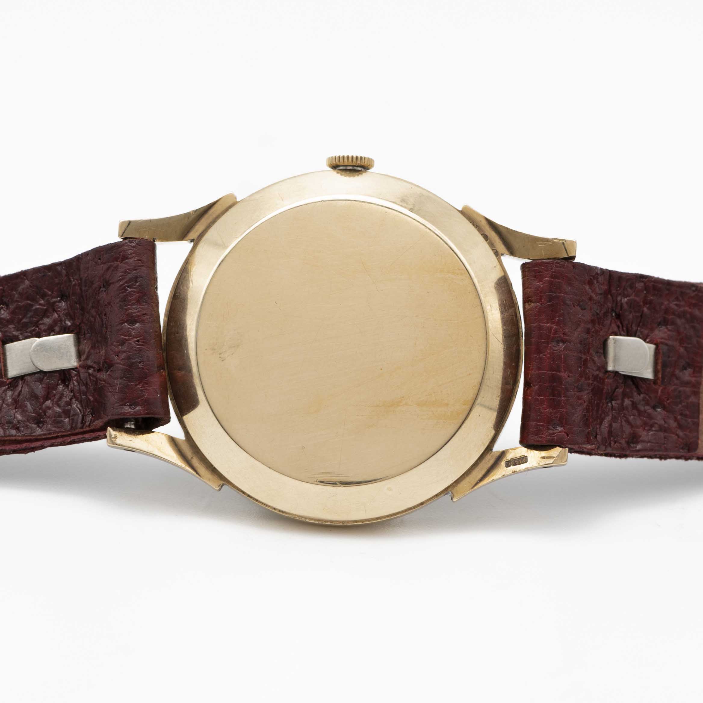 A GENTLEMAN'S 9CT SOLID GOLD ROLEX PRECISION WRIST WATCH CIRCA 1960s Movement: 17J, manual wind, - Image 5 of 9