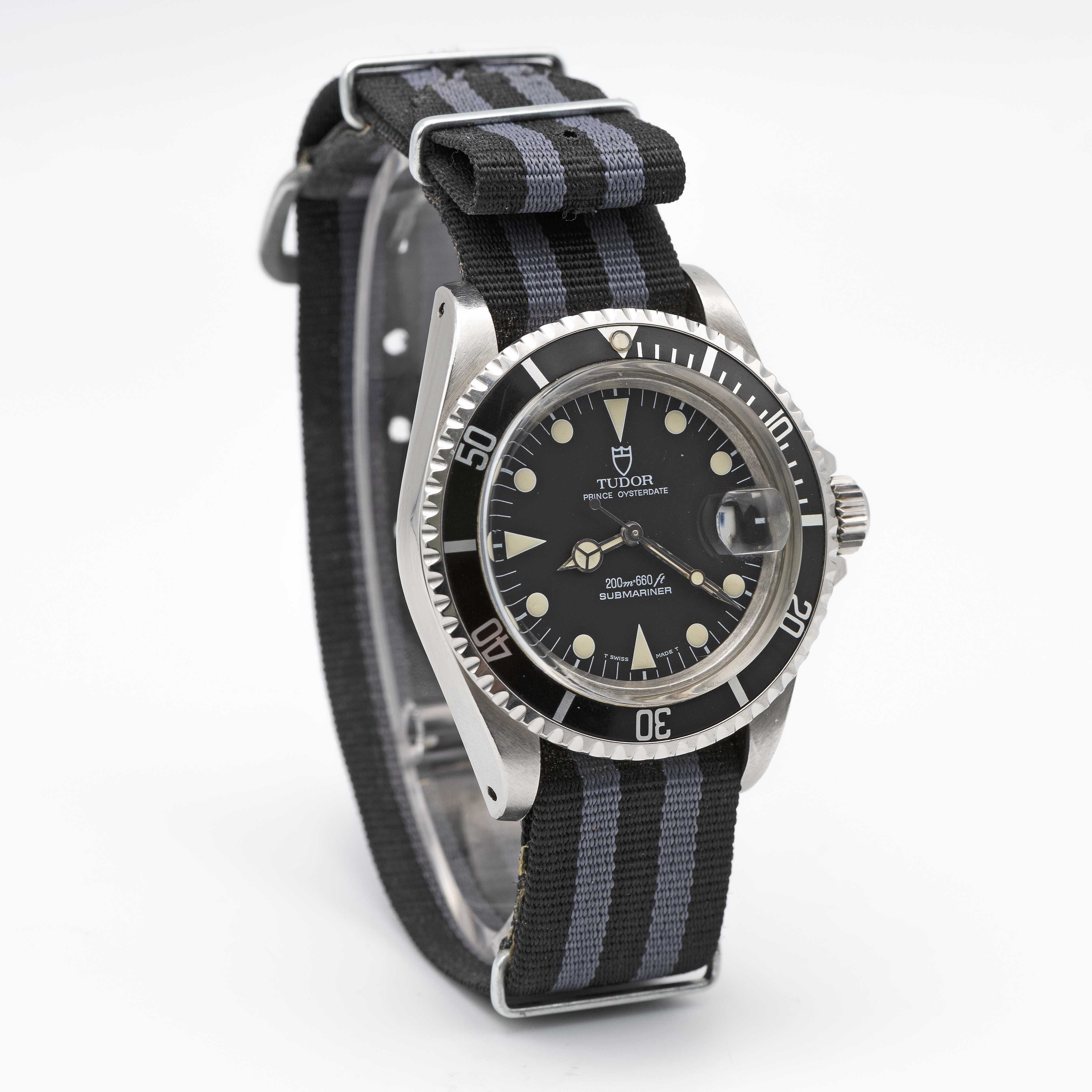 A GENTLEMAN'S STAINLESS STEEL ROLEX TUDOR PRINCE OYSTERDATE SUBMARINER WRIST WATCH CIRCA 1992, - Image 4 of 8