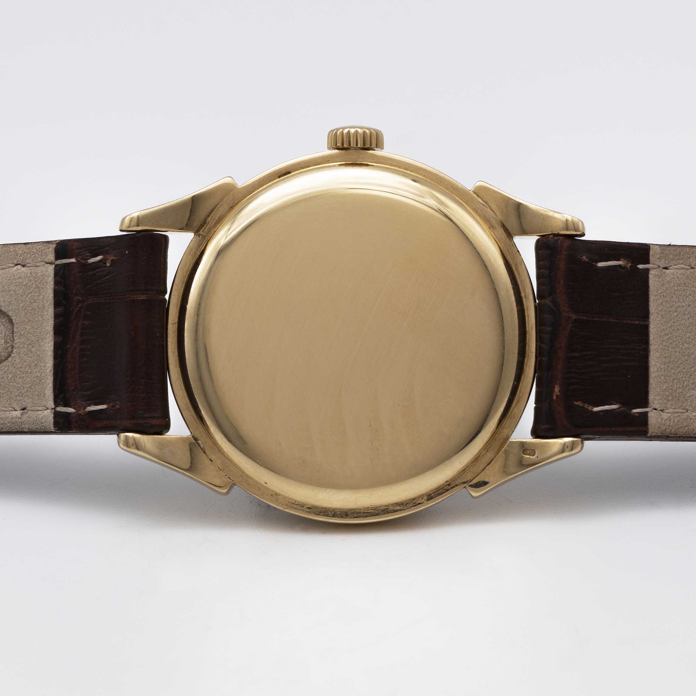 A GENTLEMAN'S 18K SOLID GOLD PATEK PHILIPPE WRIST WATCH CIRCA 1940s, REF. 1582 WITH REFINISHED - Image 5 of 8