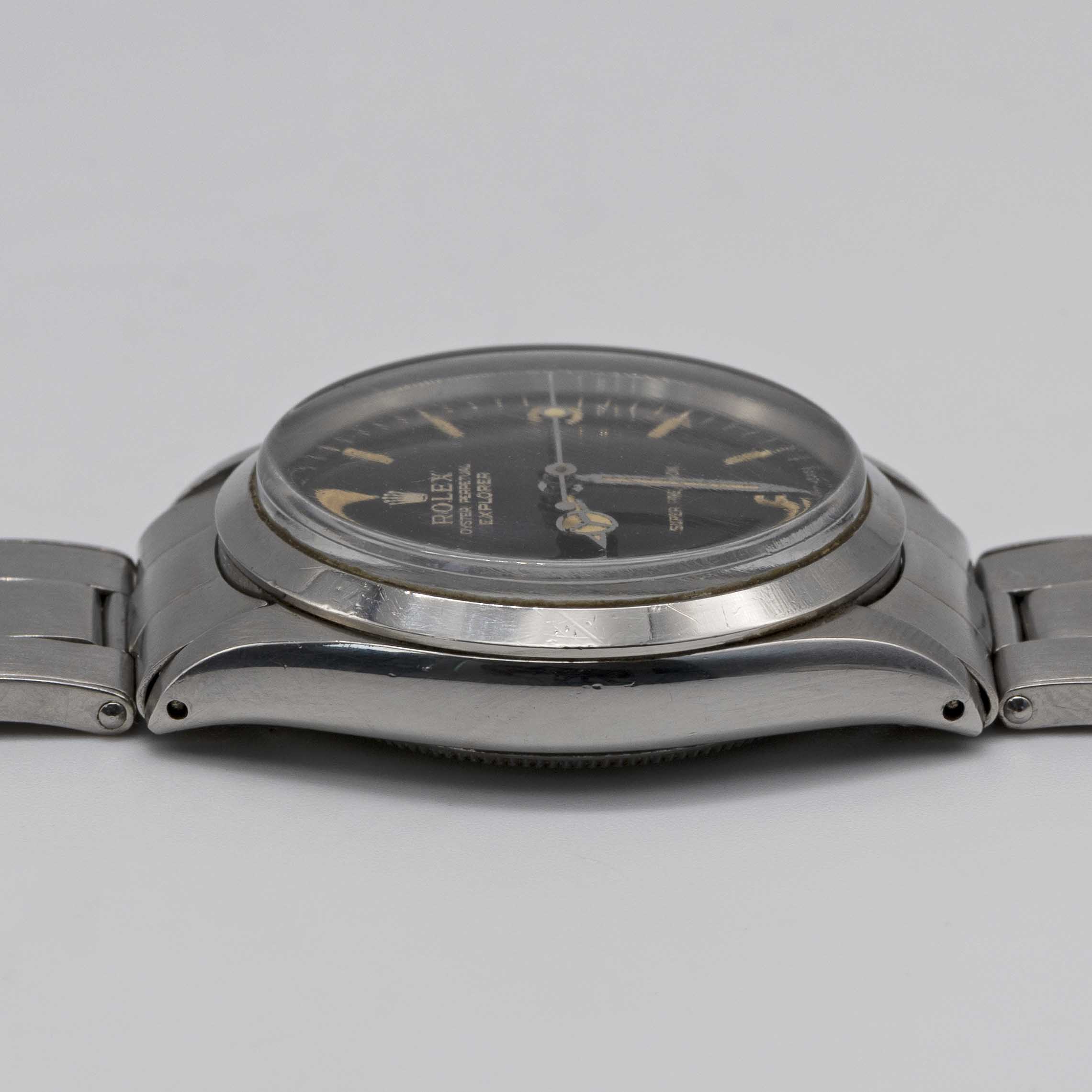 A RARE GENTLEMAN'S STAINLESS STEEL ROLEX OYSTER PERPETUAL EXPLORER SUPER PRECISION BRACELET WATCH - Image 11 of 12