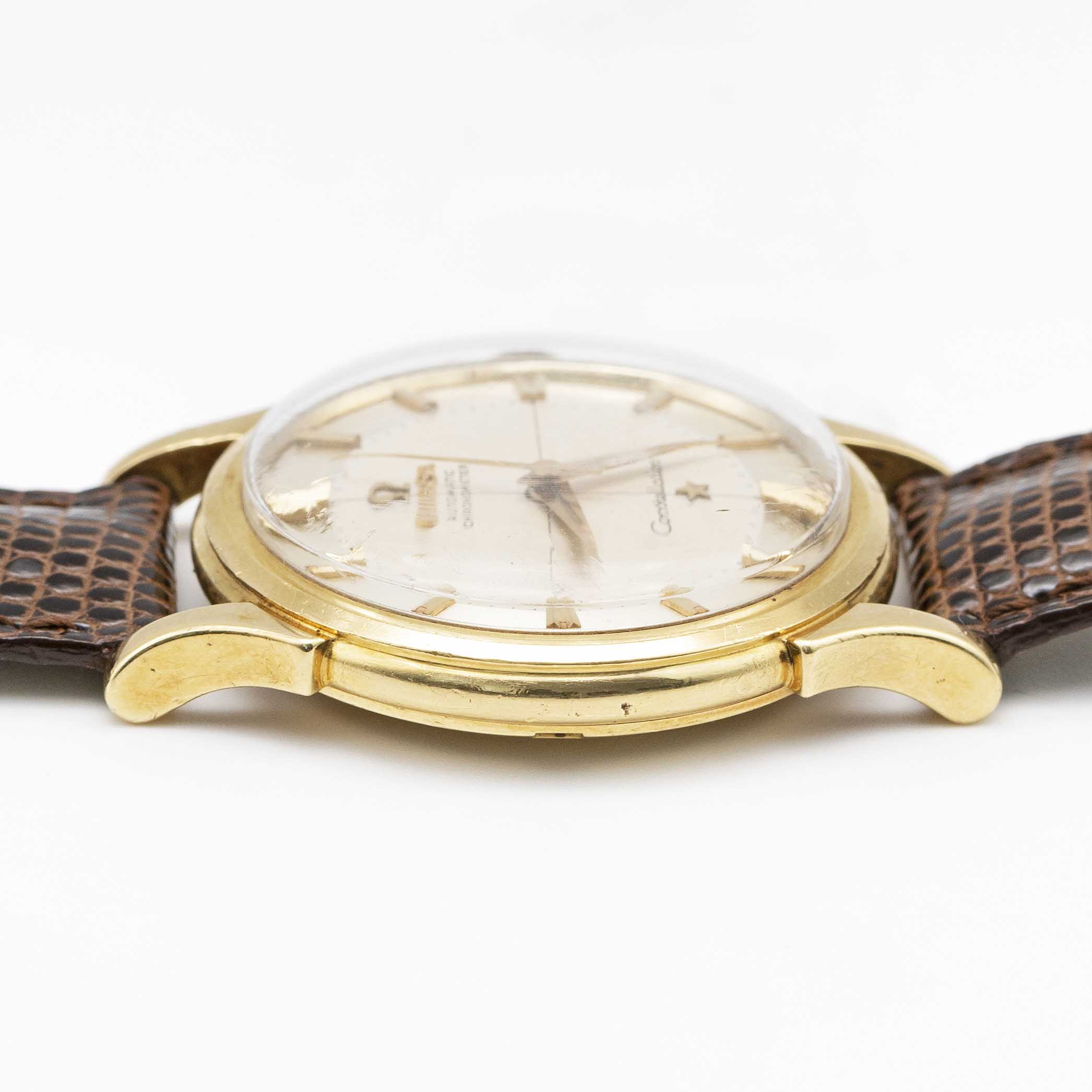 A GENTLEMAN'S 18K SOLID YELLOW GOLD OMEGA CONSTELLATION AUTOMATIC CHRONOMETER WRIST WATCH CIRCA - Image 9 of 9