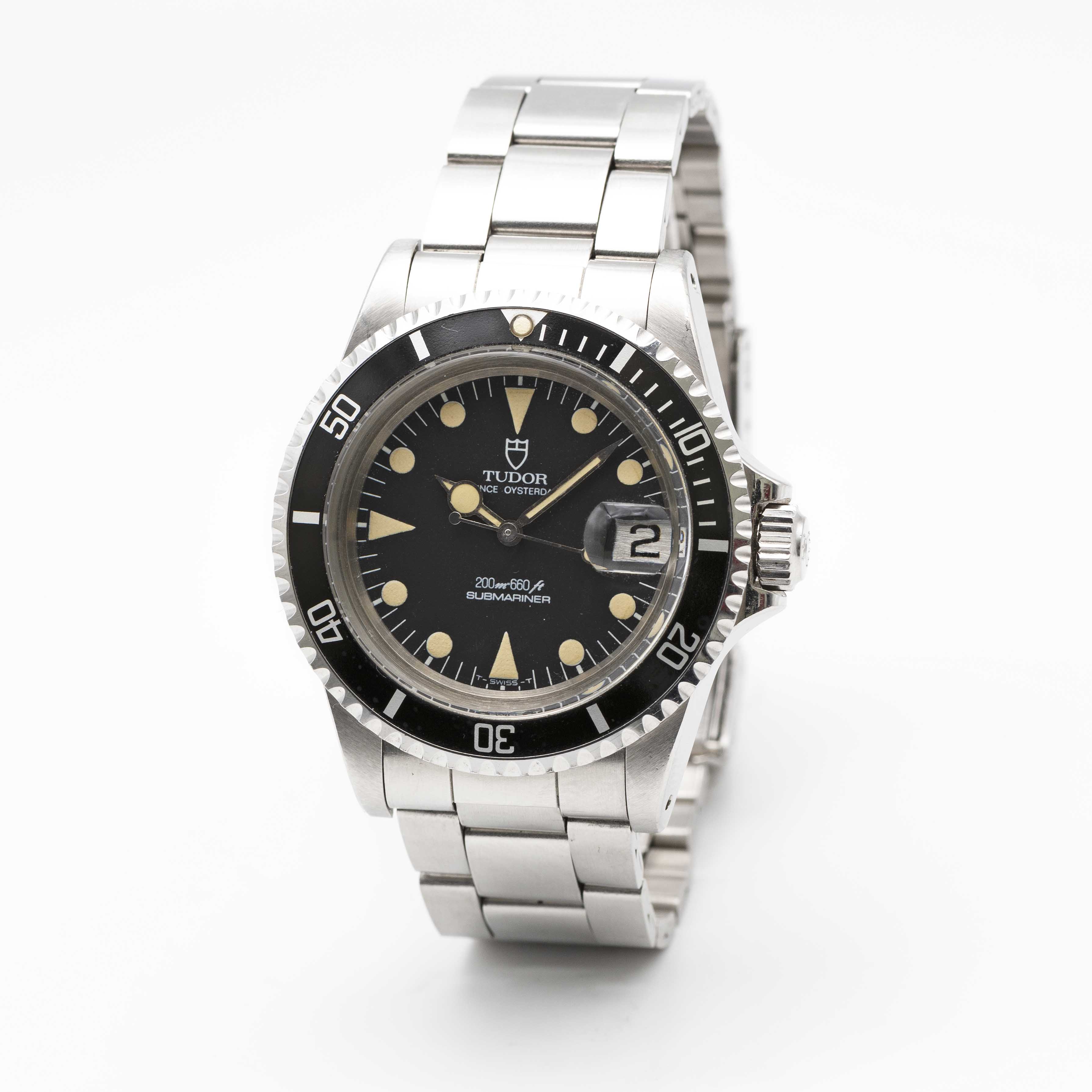 A GENTLEMAN'S STAINLESS STEEL ROLEX TUDOR PRINCE OYSTERDATE "LOLLIPOP" SUBMARINER BRACELET WATCH - Image 5 of 12