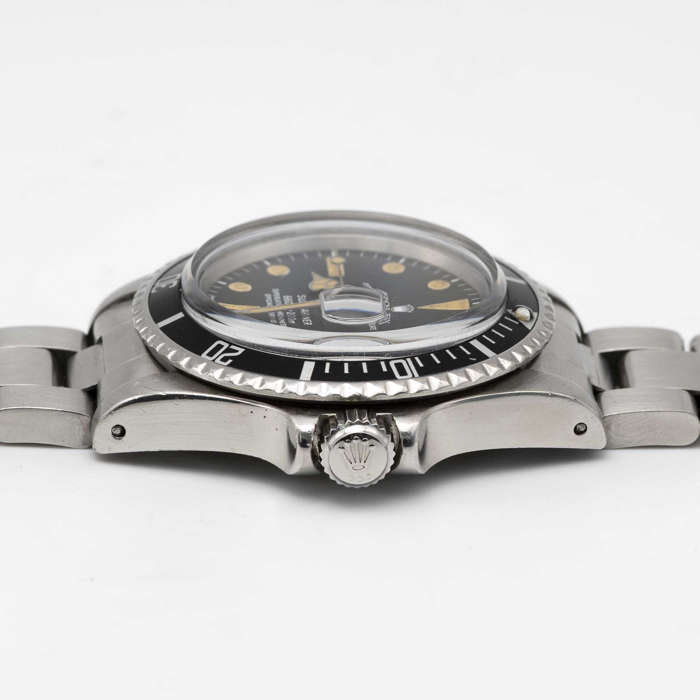 A GENTLEMAN'S STAINLESS STEEL ROLEX OYSTER PERPETUAL DATE SUBMARINER BRACELET WATCH CIRCA 1978, REF. - Image 8 of 9
