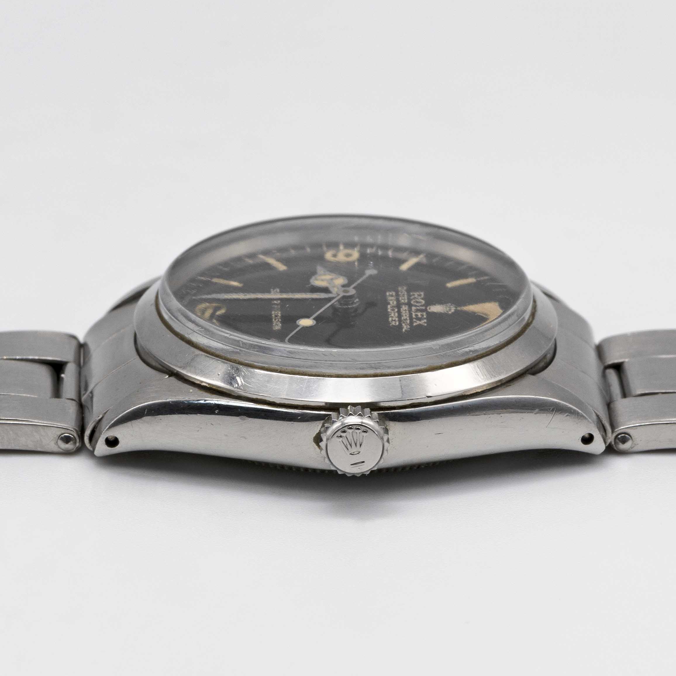 A RARE GENTLEMAN'S STAINLESS STEEL ROLEX OYSTER PERPETUAL EXPLORER SUPER PRECISION BRACELET WATCH - Image 10 of 12