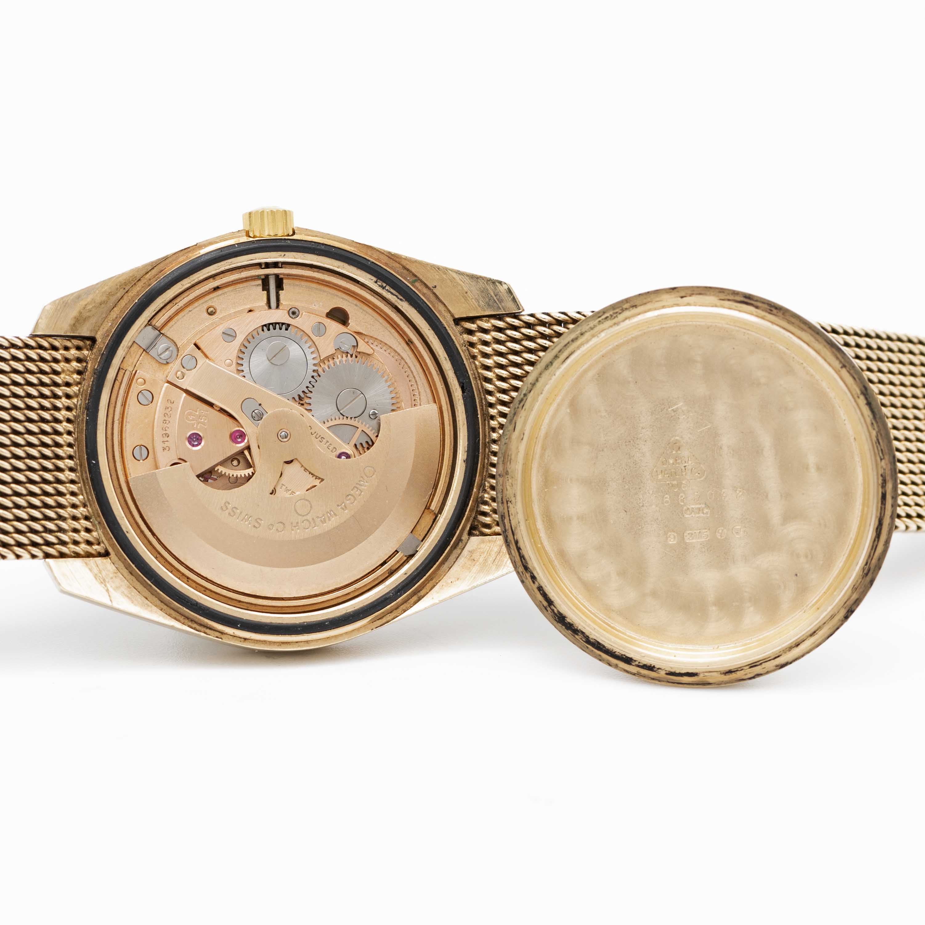 A GENTLEMAN'S SIZE 9CT SOLID GOLD OMEGA SEAMASTER DAY DATE AUTOMATIC BRACELET WATCH CIRCA 1971, REF. - Image 7 of 9